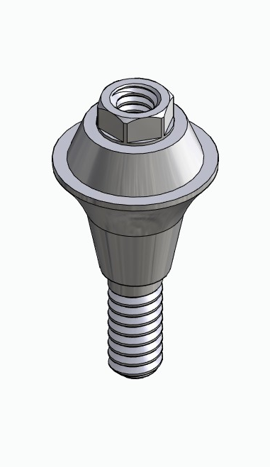 BIONIKA AS, Multi-unit abutment, straight, screwable, wide, LT2