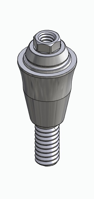 BIONIKA AS, Multi-unit abutment, straight, screwable, wide, LT2