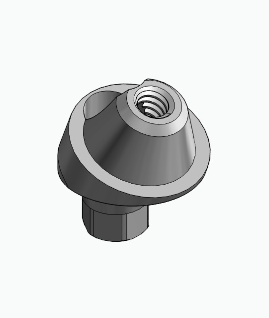 BIONIKA AS, Multi-unit abutment, angled, positioned, wide, LT2, type-A