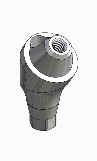 BIONIKA AS, Multi-unit abutment, angled, positioned, wide, LT2, type-A