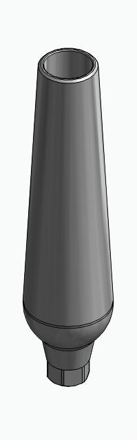 BIONIKA AS, Universal abutment, straight, positioned