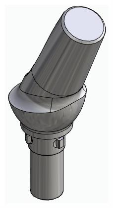 BIONIKA CORTILOG PCL, Anatomic abutment, angled, 25°, positioned, type-B