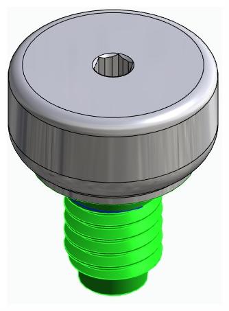 BIONIKA CORTILOG PCL, Healing abutment, anatomical