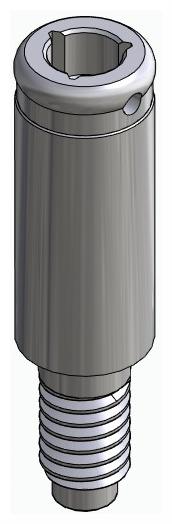 BIONIKA CORTILOG PCL, Locator abutment, straight
