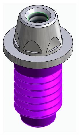 BIONIKA CORTILOG PCL, Multi-unit abutment, straight, screwable, narrow, LT2.7