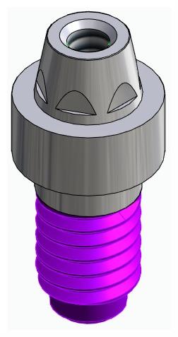 BIONIKA CORTILOG PCL, Multi-unit abutment, straight, screwable, narrow, LT2.7