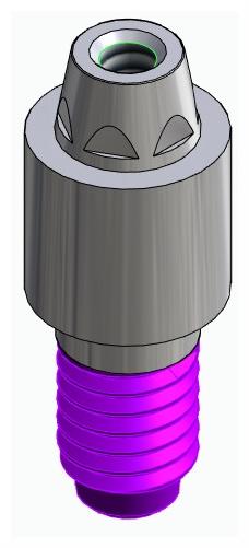 BIONIKA CORTILOG PCL, Multi-unit abutment, straight, screwable, narrow, LT2.7