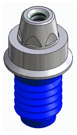 BIONIKA CORTILOG PCL, Multi-unit abutment, straight, screwable, narrow, LT2.7