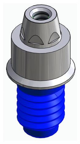 BIONIKA CORTILOG PCL, Multi-unit abutment, straight, screwable, narrow, LT2.7