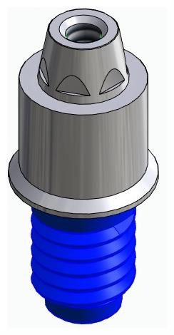 BIONIKA CORTILOG PCL, Multi-unit abutment, straight, screwable, narrow, LT2.7