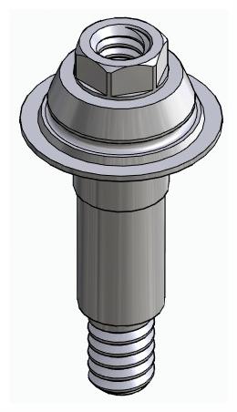 BIONIKA CORTILOG PCL, Multi-unit abutment, straight, screwable, wide, LT2