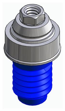 BIONIKA CORTILOG PCL, Multi-unit abutment, straight, screwable, wide, LT2