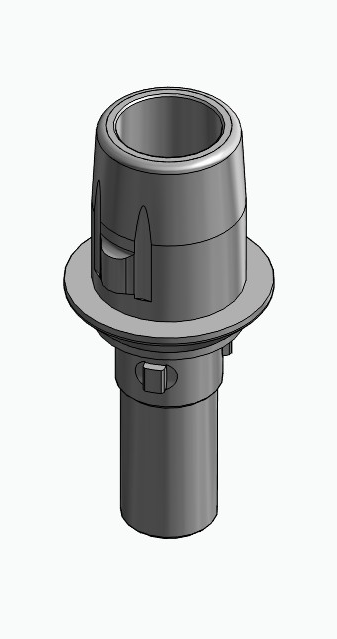 BIONIKA CORTILOG PCL, Titanium base, positioned