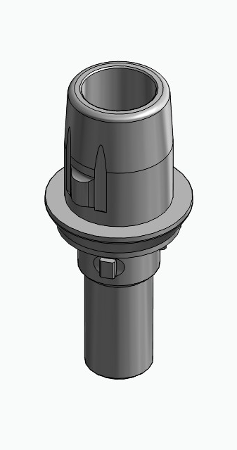 BIONIKA CORTILOG PCL, Titanium base, positioned