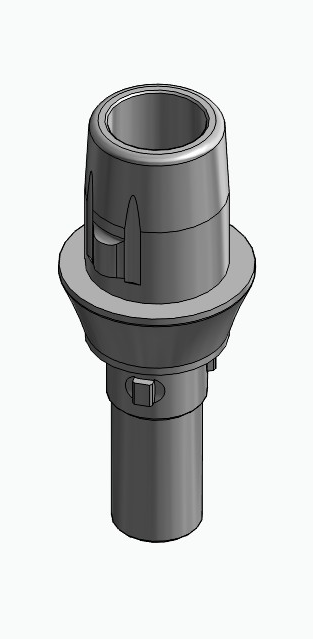 BIONIKA CORTILOG PCL, Titanium base, positioned