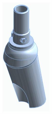 BIONIKA CORTILOG PCL, Universal abutment, angled, positioned, type-B