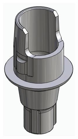 BIONIKA CORTILOG CCL, Flexi base, implant level, positioned, type-A