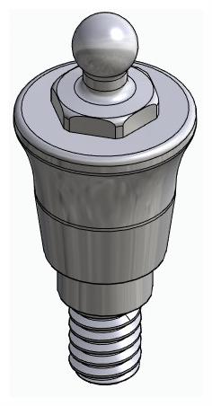 BIONIKA CORTILOG CCL, Ball abutment, OC, micro