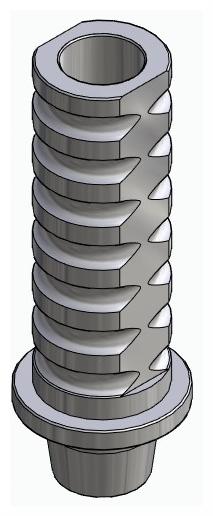BIONIKA CORTILOG CCL, Temporary abutment, implant level, non-positioned
