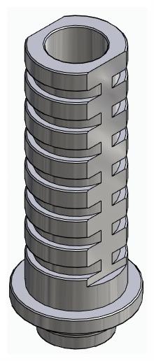 BIONIKA CORTILOG CCL, Temporary abutment, implant level, non-positioned