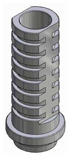 BIONIKA CORTILOG CCL, Temporary abutment, implant level, non-positioned