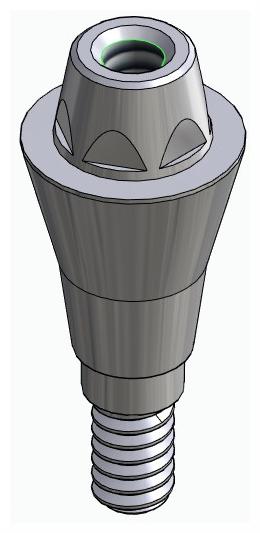 BIONIKA CORTILOG CCL, Multi-unit abutment, straight, screwable, narrow, LT2.7