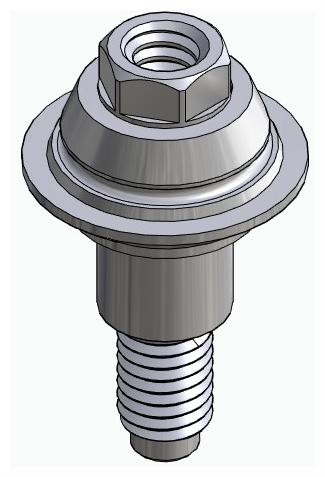 BIONIKA SI, Multi-unit abutment, straight, screwable, wide, LT2