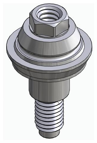 BIONIKA SI, Multi-unit abutment, straight, screwable, wide, LT2