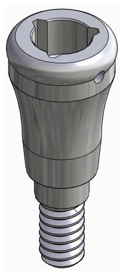 BIONIKA AG, Locator abutment, straight