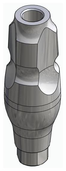 BIONIKA AG, Impression coping for closed tray, uniform, positioned