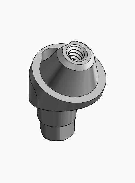 BIONIKA AG, Multi-unit abutment, angled, positioned, wide, LT2, type-A