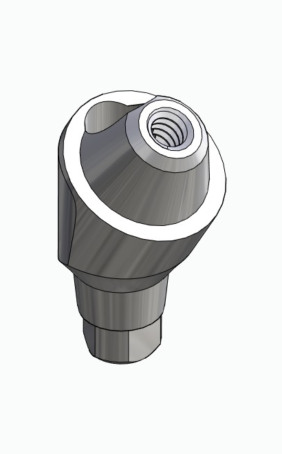 BIONIKA AG, Multi-unit abutment, angled, positioned, wide, LT2, type-A