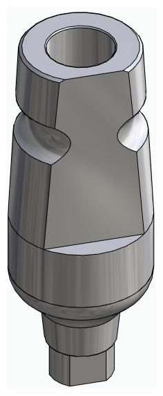 BIONIKA AG, Universal abutment, straight, IC, positioned