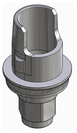 BIONIKA 3I, Flexi base, implant level, positioned, type-A