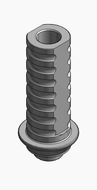BIONIKA 3I, Temporary abutment, implant level, non-positioned