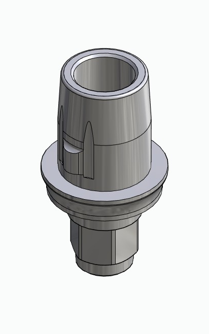 BIONIKA 3I, Titanium base, positioned