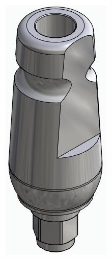 BIONIKA 3I, Universal abutment, straight, IC, positioned