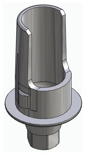 BIONIKA DI UF, Flexi base, implant level, positioned, type-A