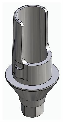 BIONIKA DI UF, Flexi base, implant level, positioned, type-A