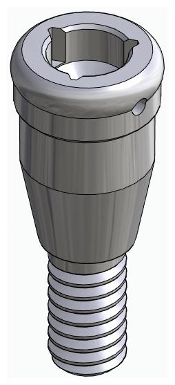 BIONIKA DI UF, Locator abutment, straight