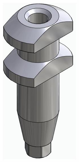 BIONIKA DI UF, Impression coping for open tray, uniform, positioned