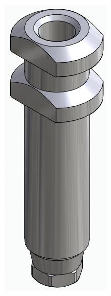 BIONIKA DI UF, Impression coping for open tray, uniform, positioned