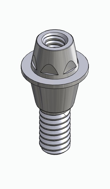 BIONIKA DI UF, Multi-unit abutment, straight, screwable, narrow, LT2.7