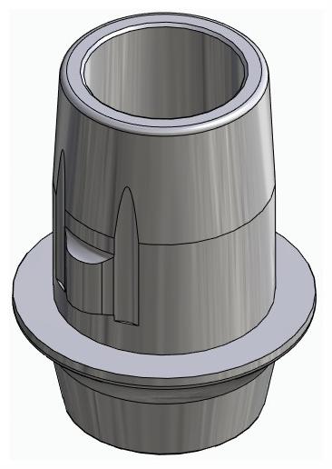 BIONIKA DI UF, Titanium base, non-positioned
