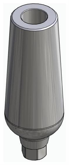 BIONIKA DI UF, Universal abutment, straight, positioned