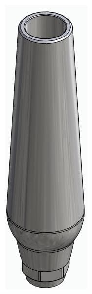 BIONIKA DI UF, Universal abutment, straight, positioned