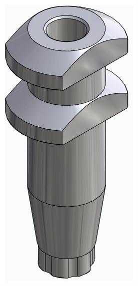 BIONIKA DI SM, Impression coping for open tray, uniform, positioned