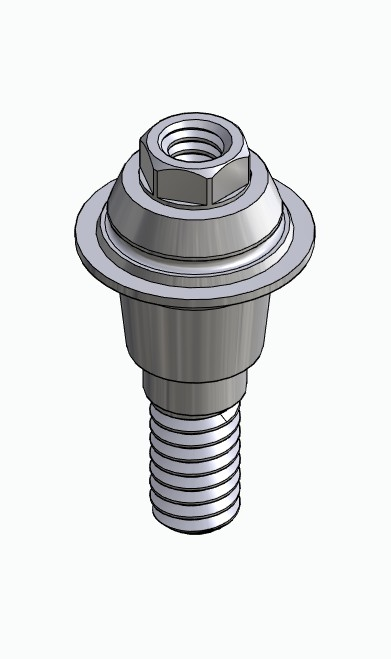 BIONIKA DI SM, Multi-unit abutment, straight, screwable, wide, LT2