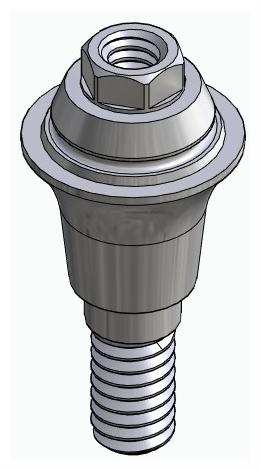 BIONIKA DI SM, Multi-unit abutment, straight, screwable, wide, LT2
