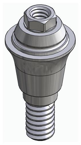 BIONIKA DI SM, Multi-unit abutment, straight, screwable, wide, LT2